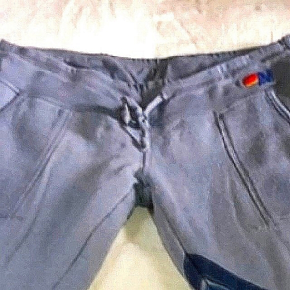 🐨 Aviator Nation Gray Striped Drawstring Sweatpants Juniors L - Picture 11 of 13